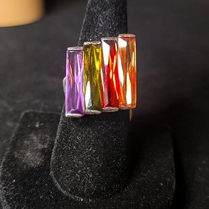Unique Crystal Ring - Size 9
